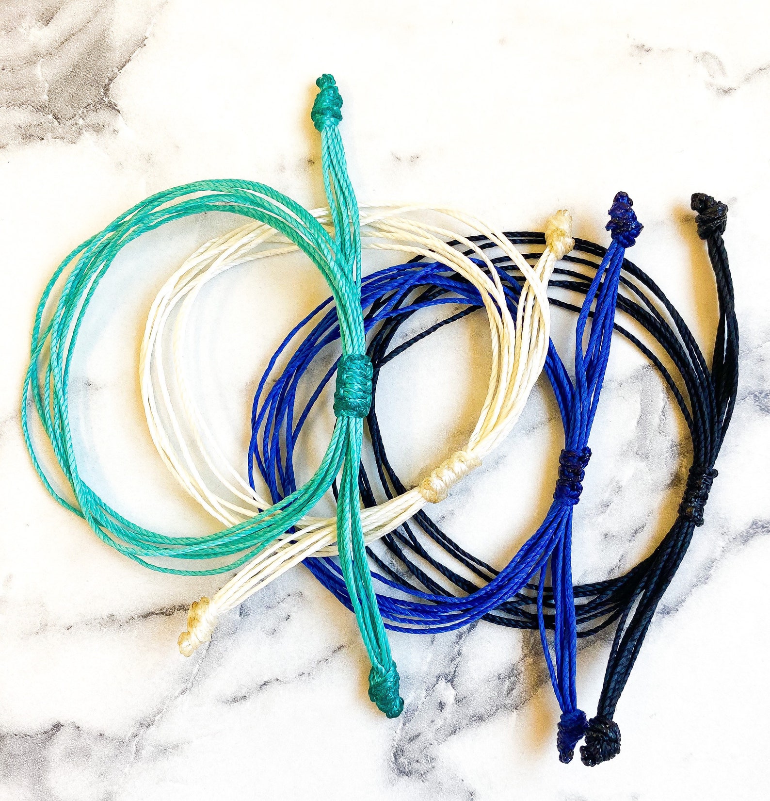 Adjustable string bracelets / pura vida inspired bracelets / Etsy