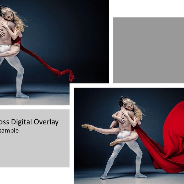 Red Tossing Skirt Digital Background/Backdrop Bundle for Photographer Composites- Chiffon Fabric