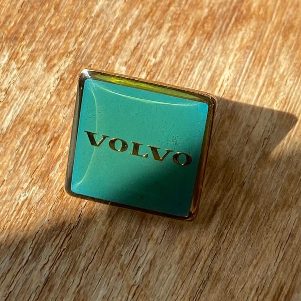 Beautiful Old Enameled Vintage Volvo Lapel Pin Hat Pin Or Badge