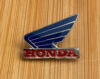 Belle épinglette vintage Honda Classic Wing à collectionner, insigne rétro