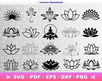 Download Lotus Mandala Svg Etsy