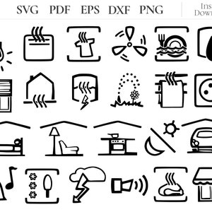 Illustrative Elektrogeräte SVG-Dateien für Cricut und Silhouette, Elektrogeräte Symbole svg, Home Elektronik Symbole Png