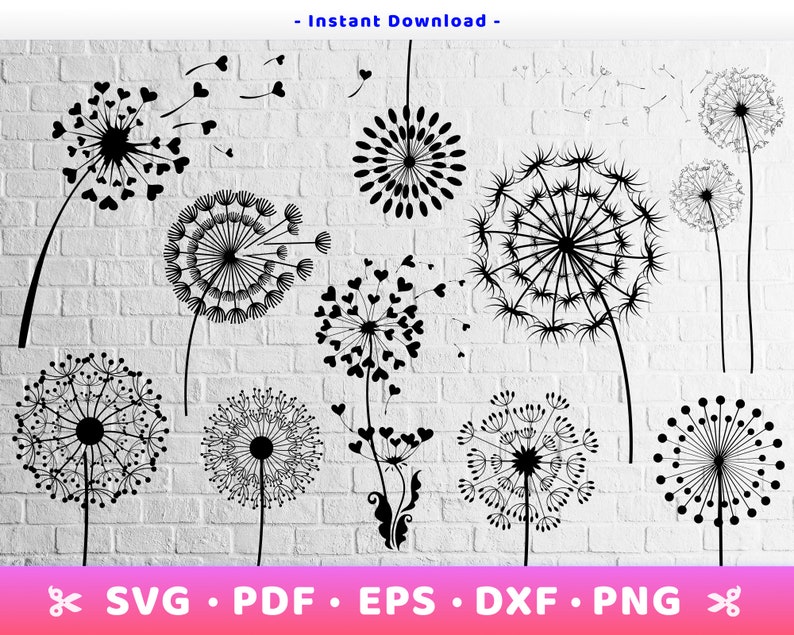 Download Dandelion Png Flower Svg Dandelion Clipart Dandelion Cut File Dandelion Cricut Dandelion Svg Dandelion Silhouette Floral Svg Art Collectibles Digital Prints Autorentreff Badcamberg De