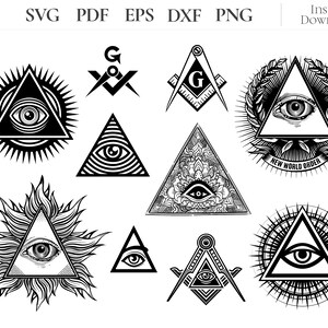 Masonic Symbol files for print and cut.