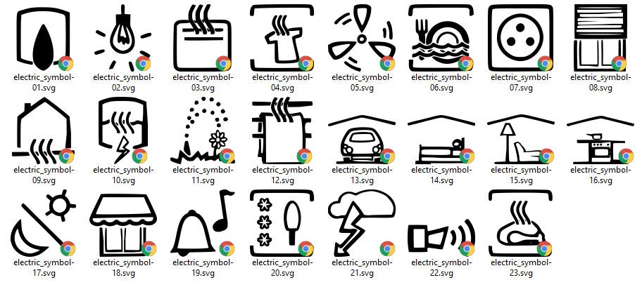 Illustrative Electrical Appliances SVG Files for Cricut and Silhouette ...