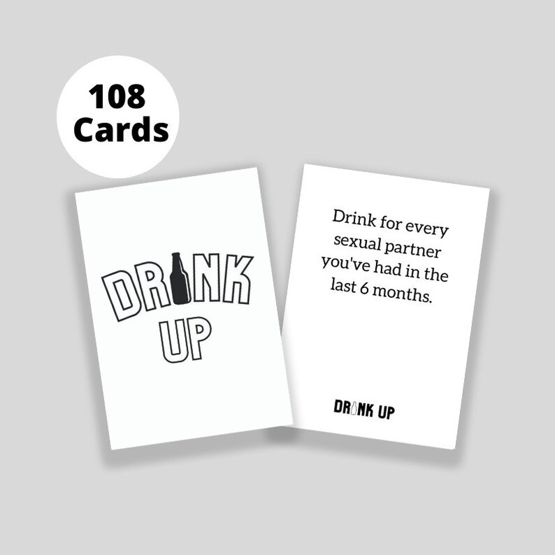 Drinking Card Game Drinking Games Bachelorette Party Etsy
