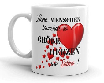 Dankeschön Geschenk Tasse| Erzieherin Geschenk  PERSONALISIERT