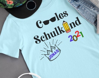 Inscription de T-shirt pour enfants ''Cool School Child 2021" | Cadeau garçon d'inscription | Retour à l'école | T-shirt d'enfant d'école