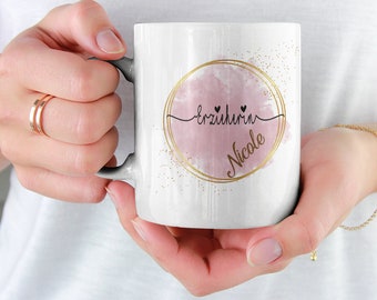 Erzieherin Geschenk Tasse "Danke für die tolle Zeit"| Erzieherin - Tagesmutter| Personalisiert