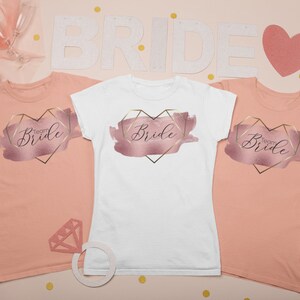 Team Bride, Bride T-Shirt, JGA T-Shirt, Bridal Party, Hen Party, Bachelor Party, Bride Gift