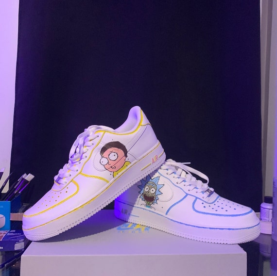 rick and morty air forces 1