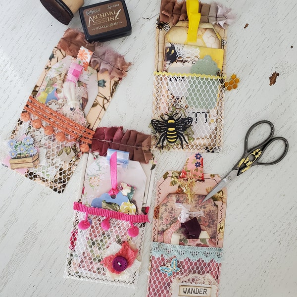 Junk Journal Tag sets ephemera