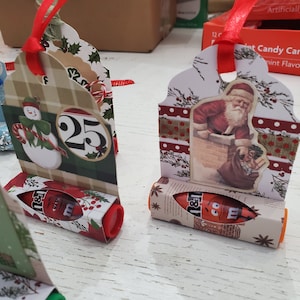 Christmas Lip Balm Favors, lip balm, embellishments, Secret Santa