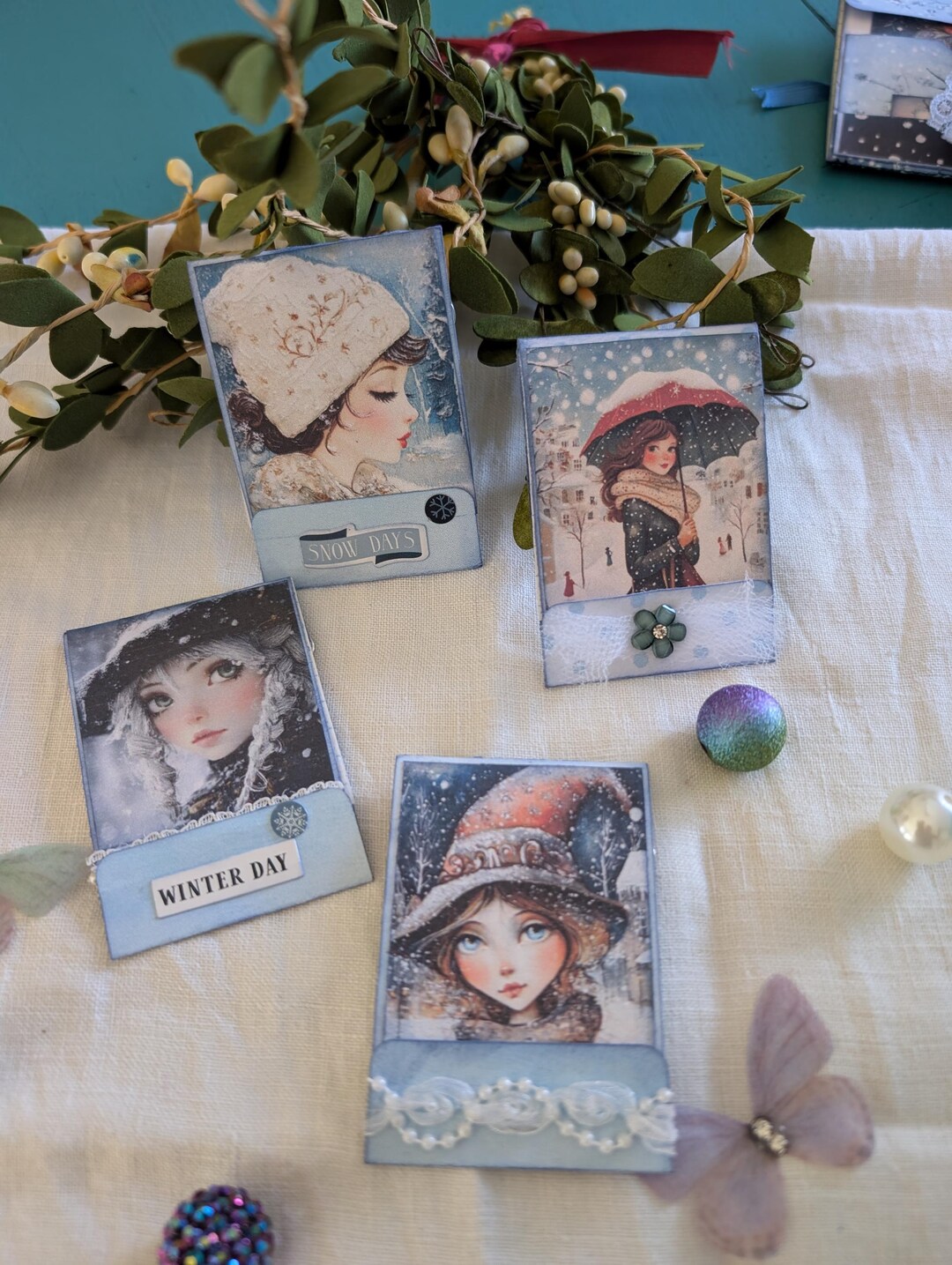 Junk Journal Hidden Paperclips Matchbook Ephemera Etsy