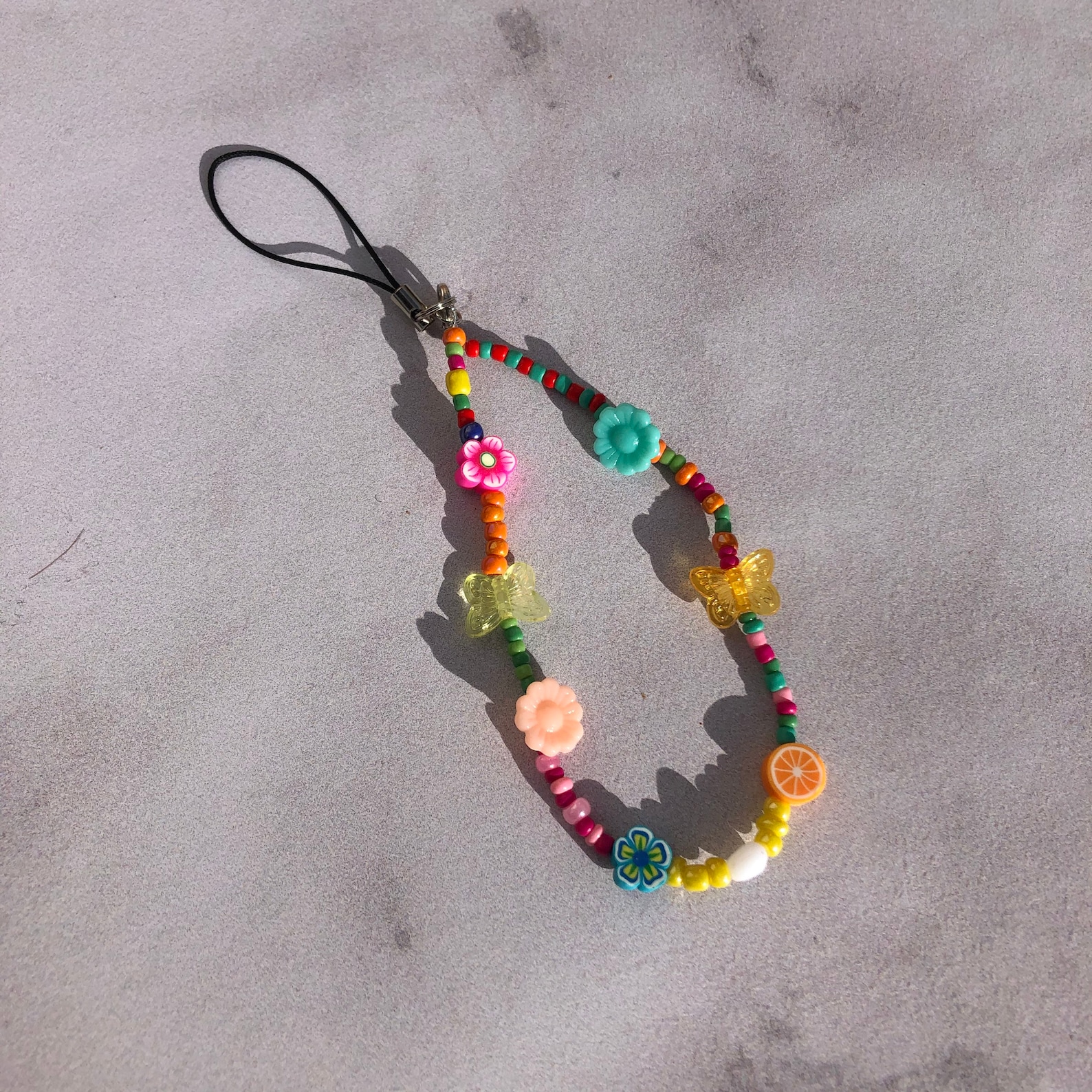 BEADED PHONE CHARMS Etsy