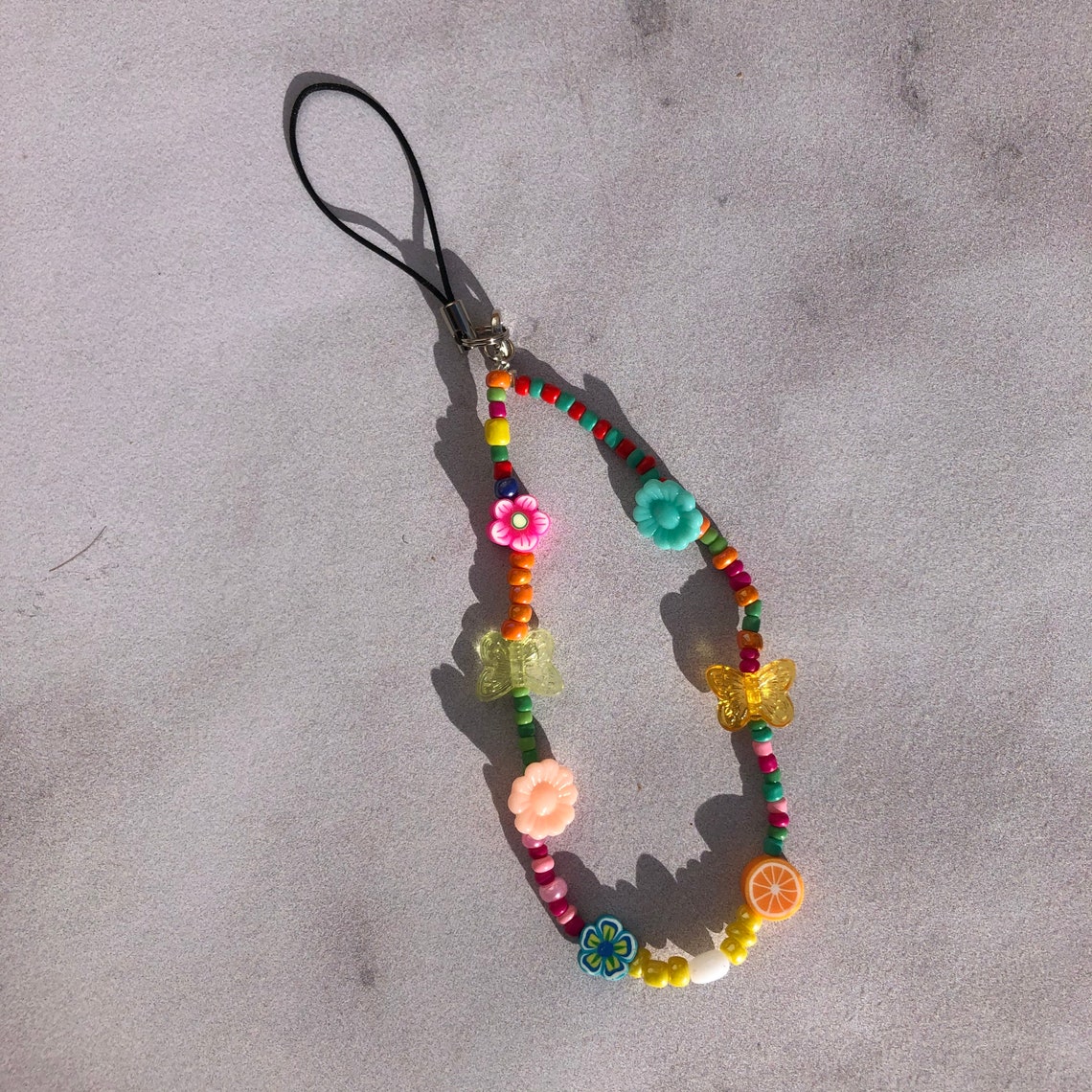 BEADED PHONE CHARMS Etsy