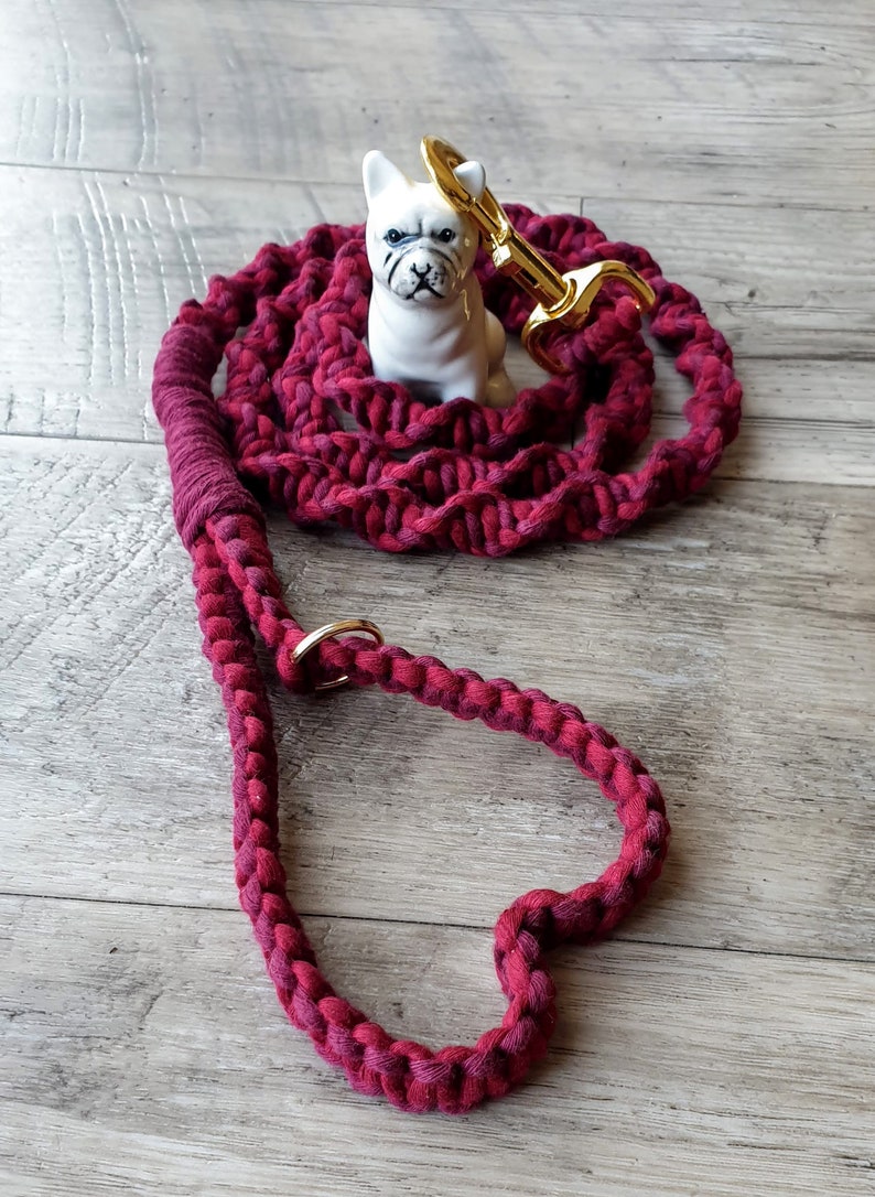 Macrame Dog Leash Dog Gift Small Dog Leash Medium Dog Etsy