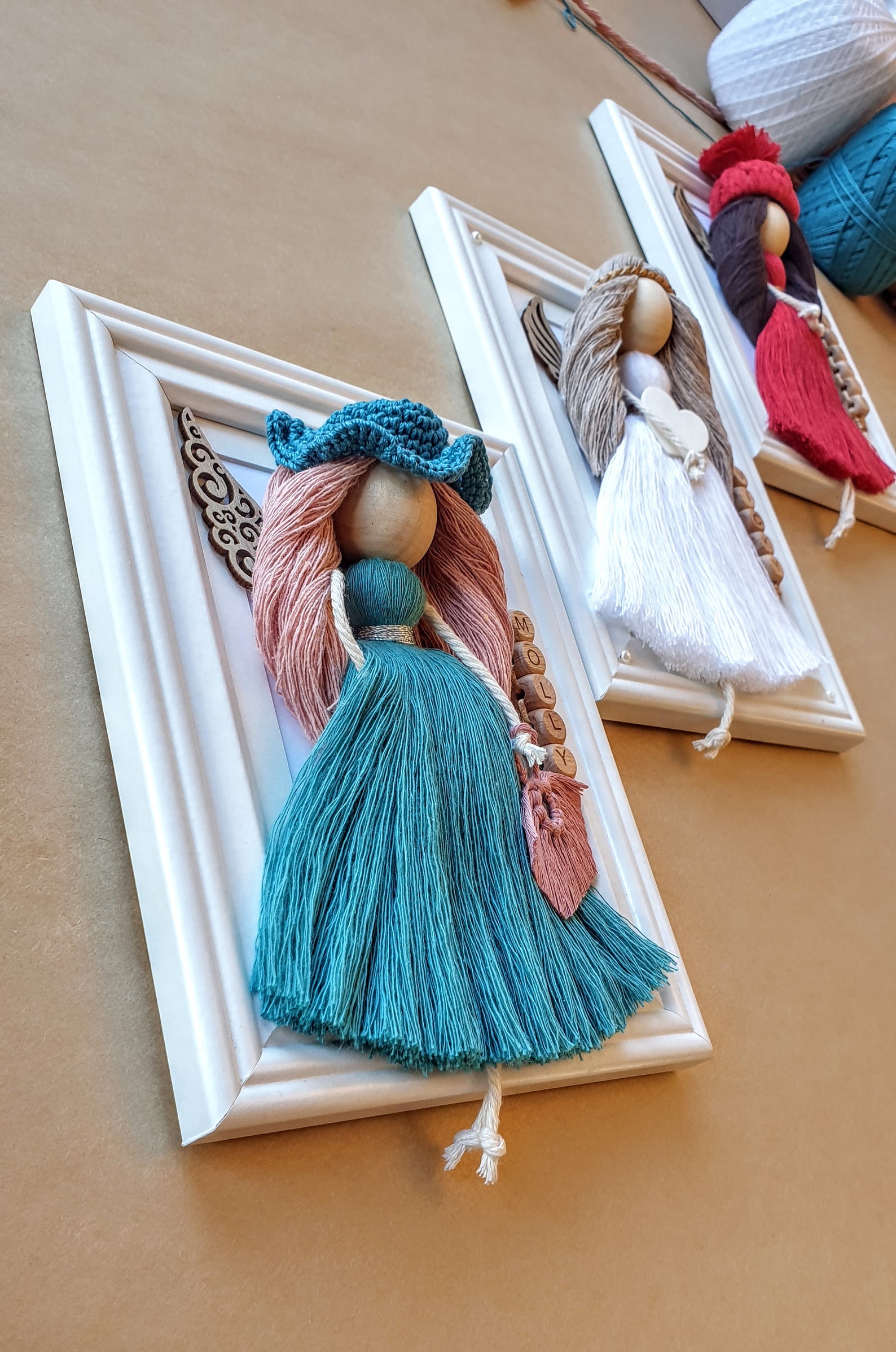 Macrame Angel Angel Ornament Fairy Doll Christmas Angel Etsy