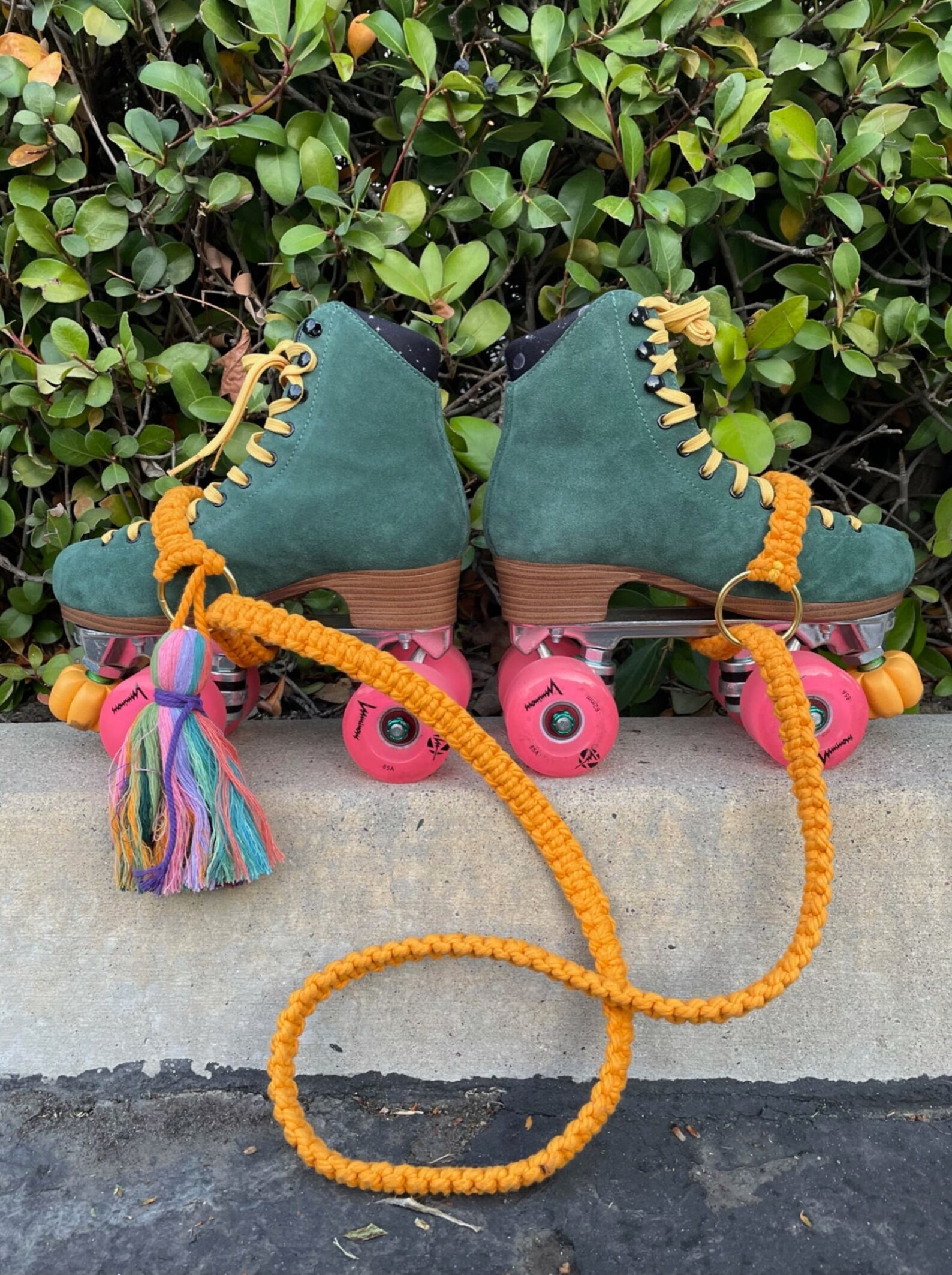 Roller Skate Accessory Skate Leash Roller Skates Leash Etsy