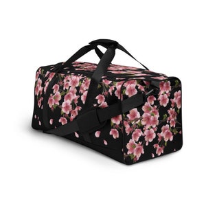 Linda bolsa de viagem CHERRY BLOSSOM, bolsa de viagem Sakura, bolsa de fim de semana deslumbrante, bolsa de acampamento Cherry Tree, bolsa de ginástica floral, bolsa de flores