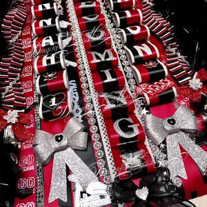 BLING Double Homecoming Mum W/rhinestone Three Letter Monogram, Braids ...