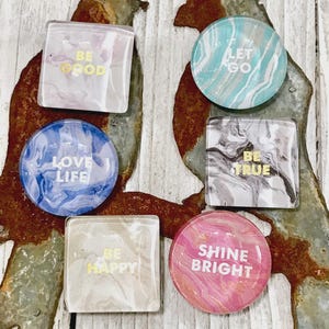 Cute Fridge Magnet Set, Strong Refrigerator Magnets, Cubicle Decor, Locker Magnets, Cute Office Supply, Inspirational Home Office 3 pcs