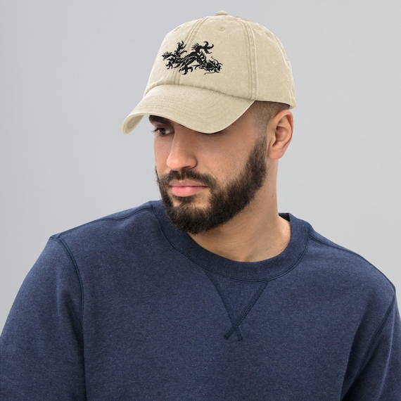 Dragon Vintage Hat Tribal Komodo Dragon 