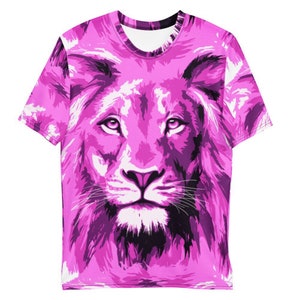 ライオンフェスティバルシャツ、ジャングルの王Tシャツ、ビッグキャットプリントTシャツ、ワイルドキングダムTシャツ、サマーグラフィックシャツ、マジェスティックライオンシャツレディース