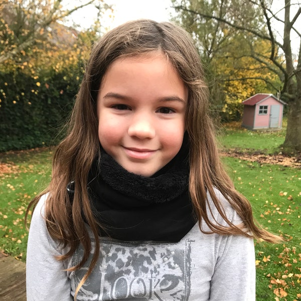 Snood enfant coton bio fabriqué en France (tour de cou)