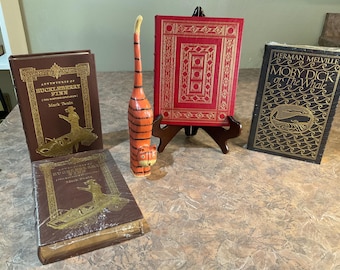 Moby Dick, Huckleberry Finn, The Great Gatsby, 1991 First Edition, Collector's Edition