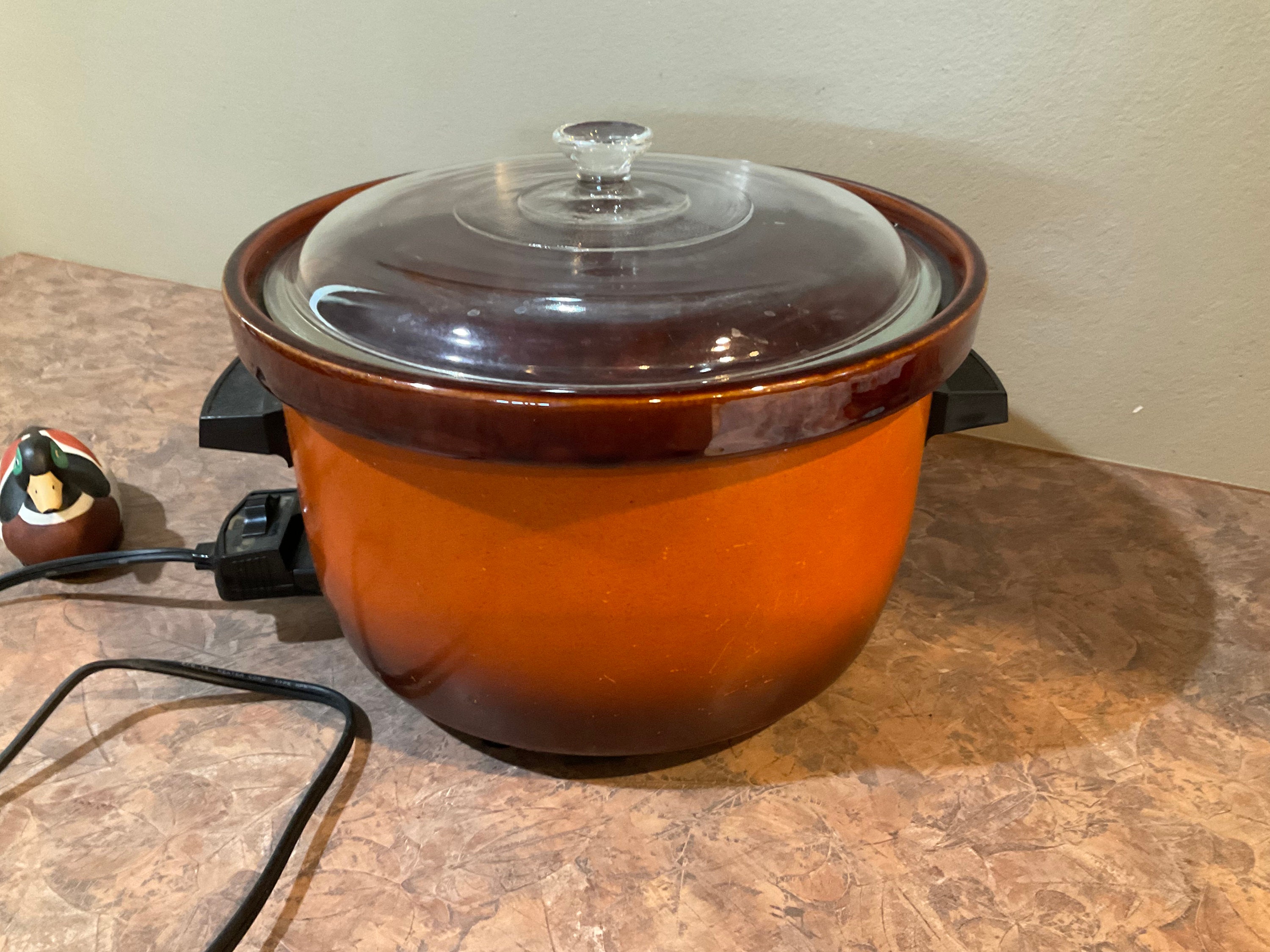 Rival Crock Pot, Slow Cooker Stoneware, Model 3100/2 P, Brown, Tested,  Vintage 3.5 QT Slow Cooker, 3.5 Qt Crock-pot, 