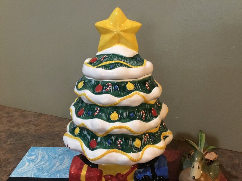 CHRISTMAS TREE COOKIE Jar by the Cellar for Federated Dept - Etsy