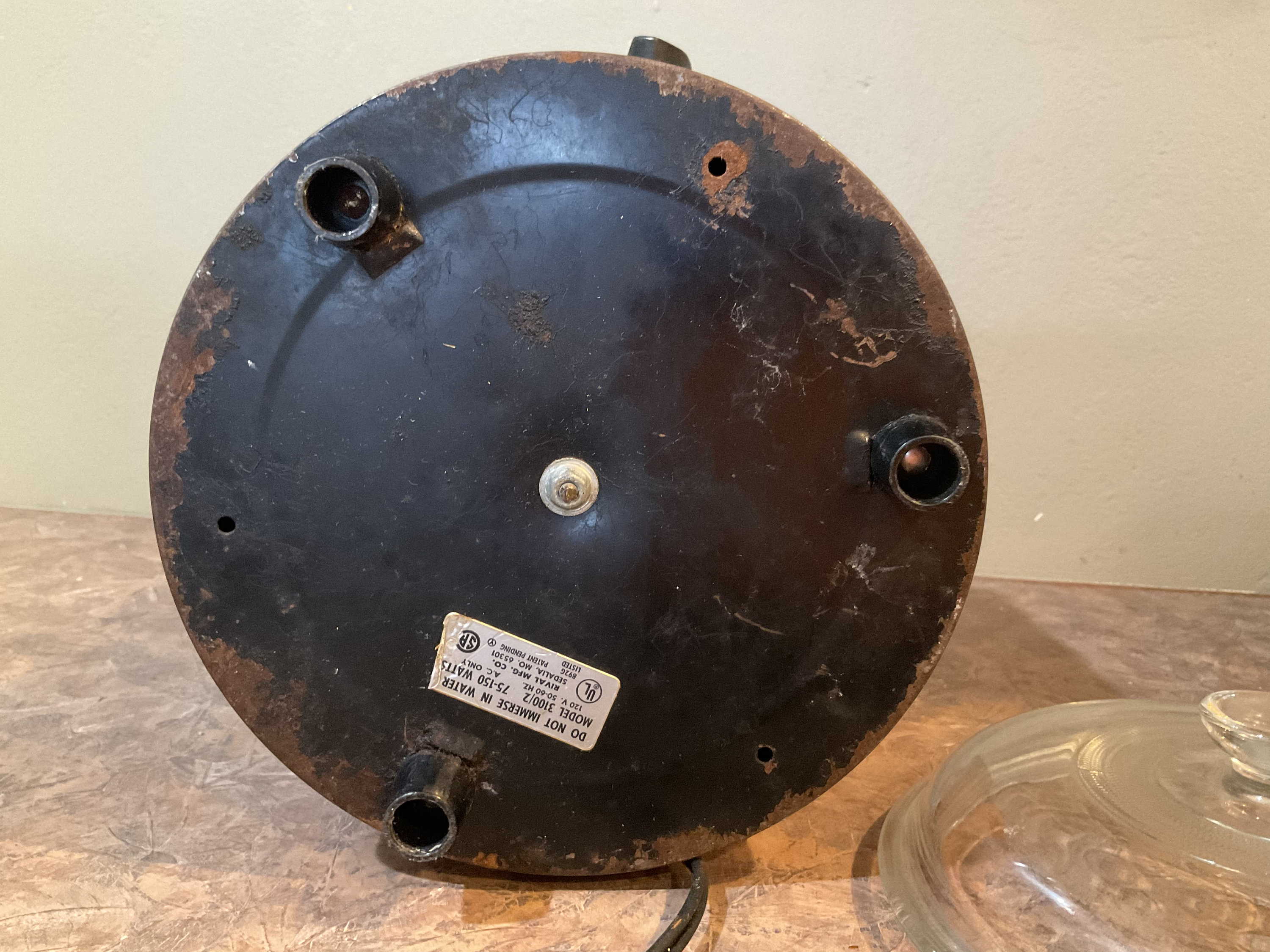 Rival Crock Pot Slow Cooker Stoneware Model 3100/2 Orange Etsy