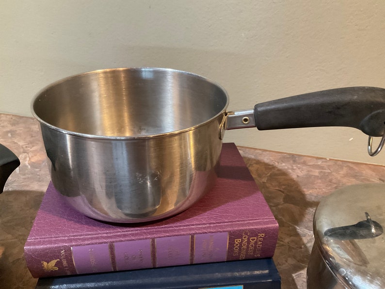 Revere Ware Pots With Lids Copper Bottom 1 2 Quart Pot Etsy