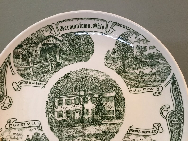 Germantown Ohio Famous Covered Bridge or The Mudlick Mill Etsy