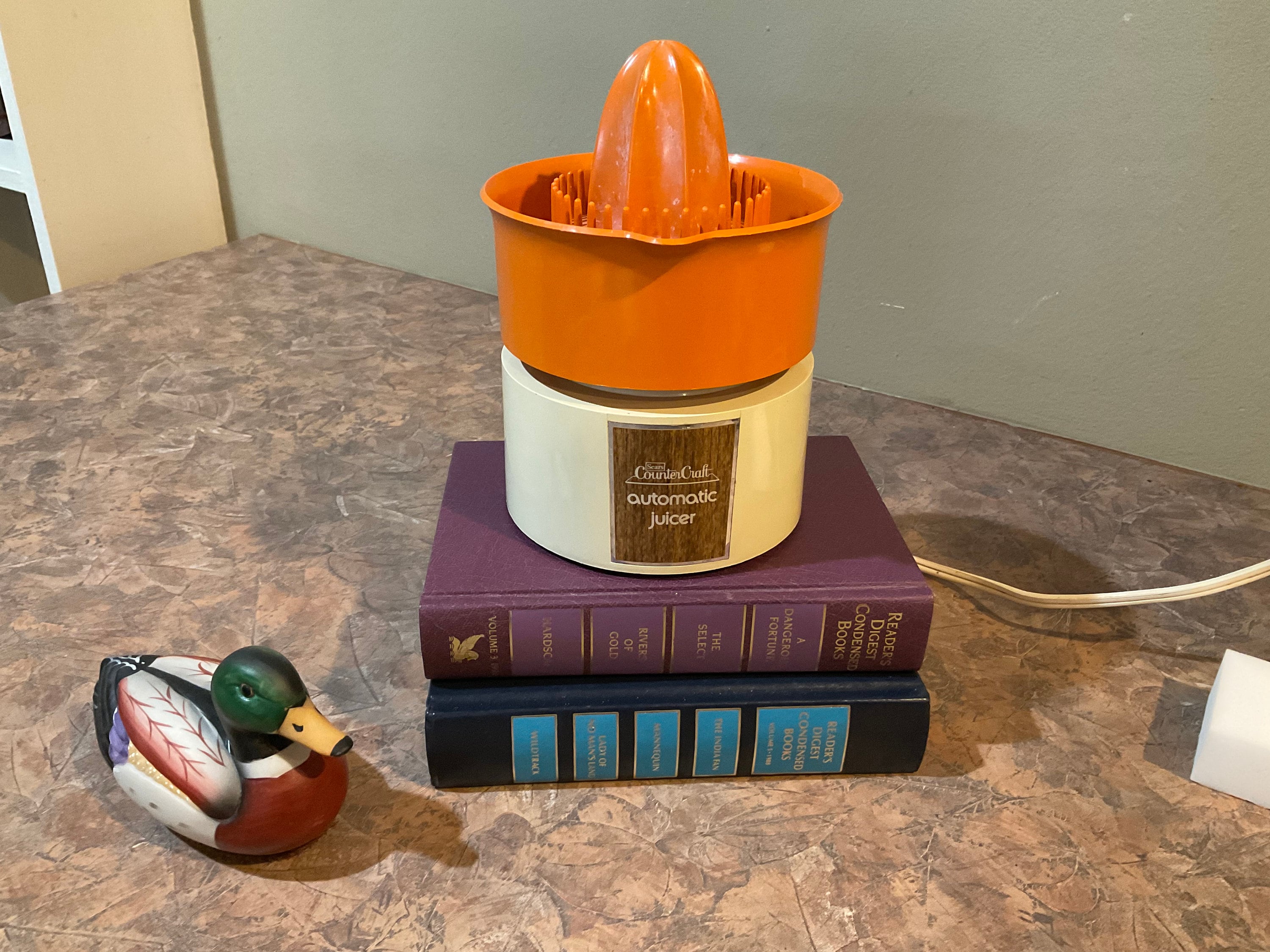 Sears Robuck Counter Craft Automatic Juicer Electric Orange Works