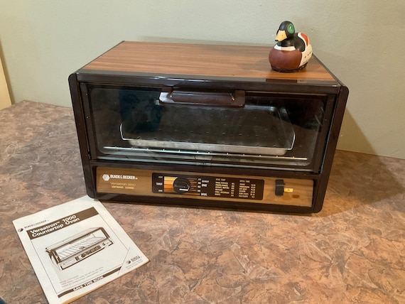 General Electric GE Versatron 1000 Continuous Cleaning Counter Toaster Oven With Baking Tray and Manual Vintage Etsy Canada