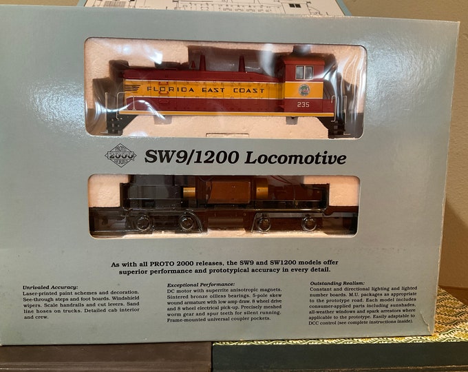 Fec Model Train Model Train HO Locomotive Florida East Coast FEC # 226 Life Like PROTO ...