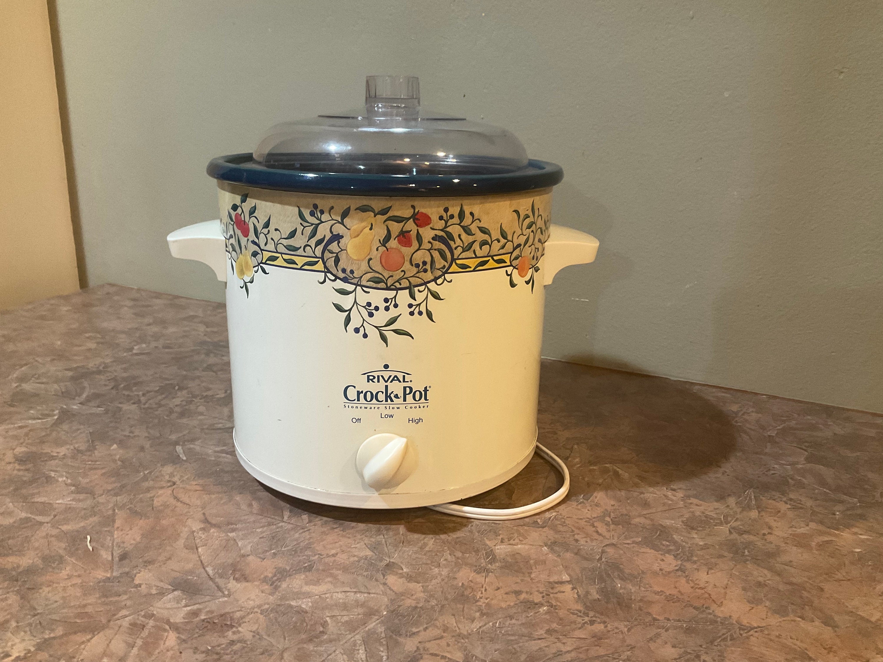 Rival Crock Model 3100 3.5 Quart Slow Cooker Delfts Blauw Etsy België