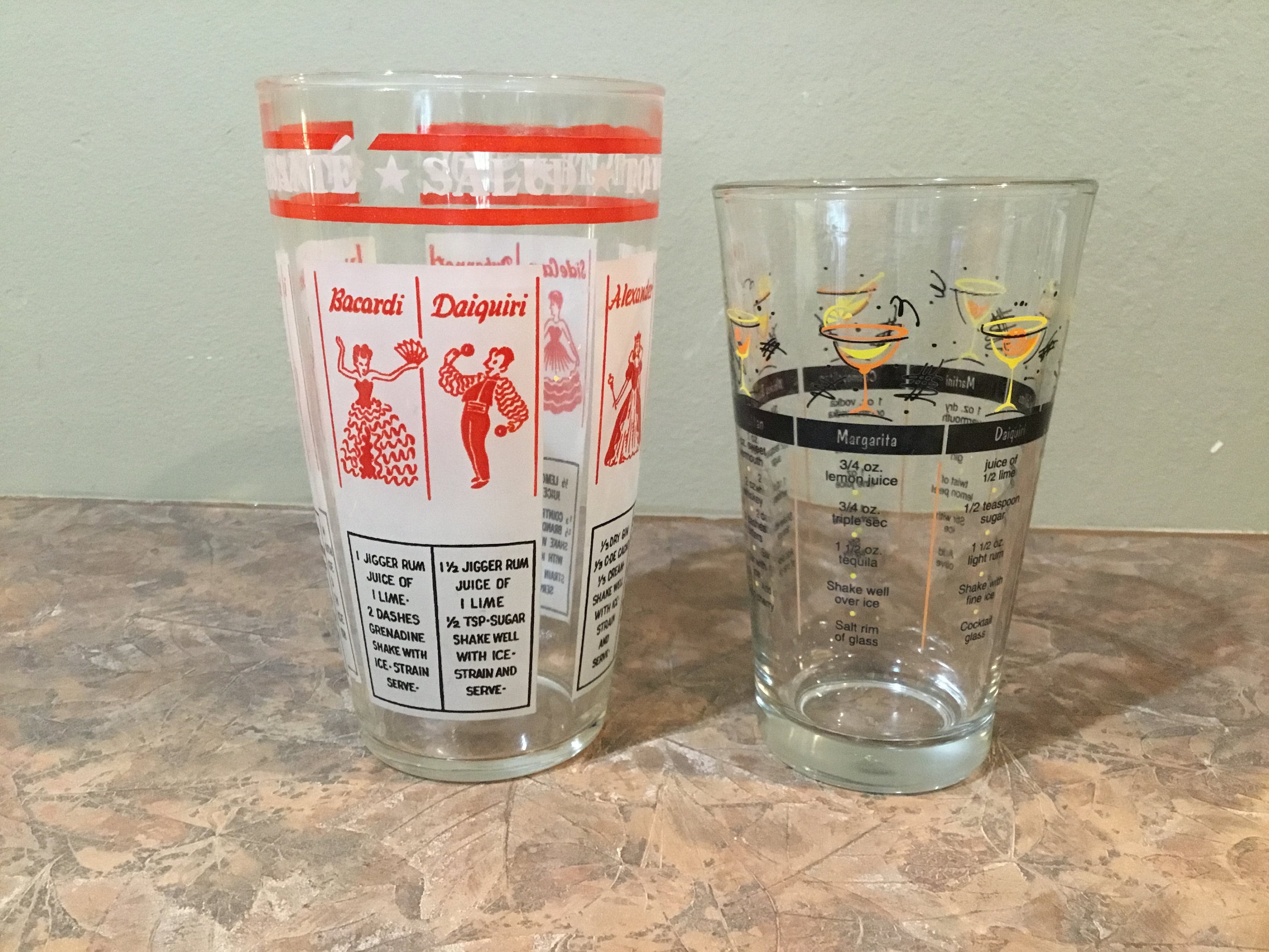 Barware Kitchen & Dining Drink & Barware Vintage MidCentury Libbey