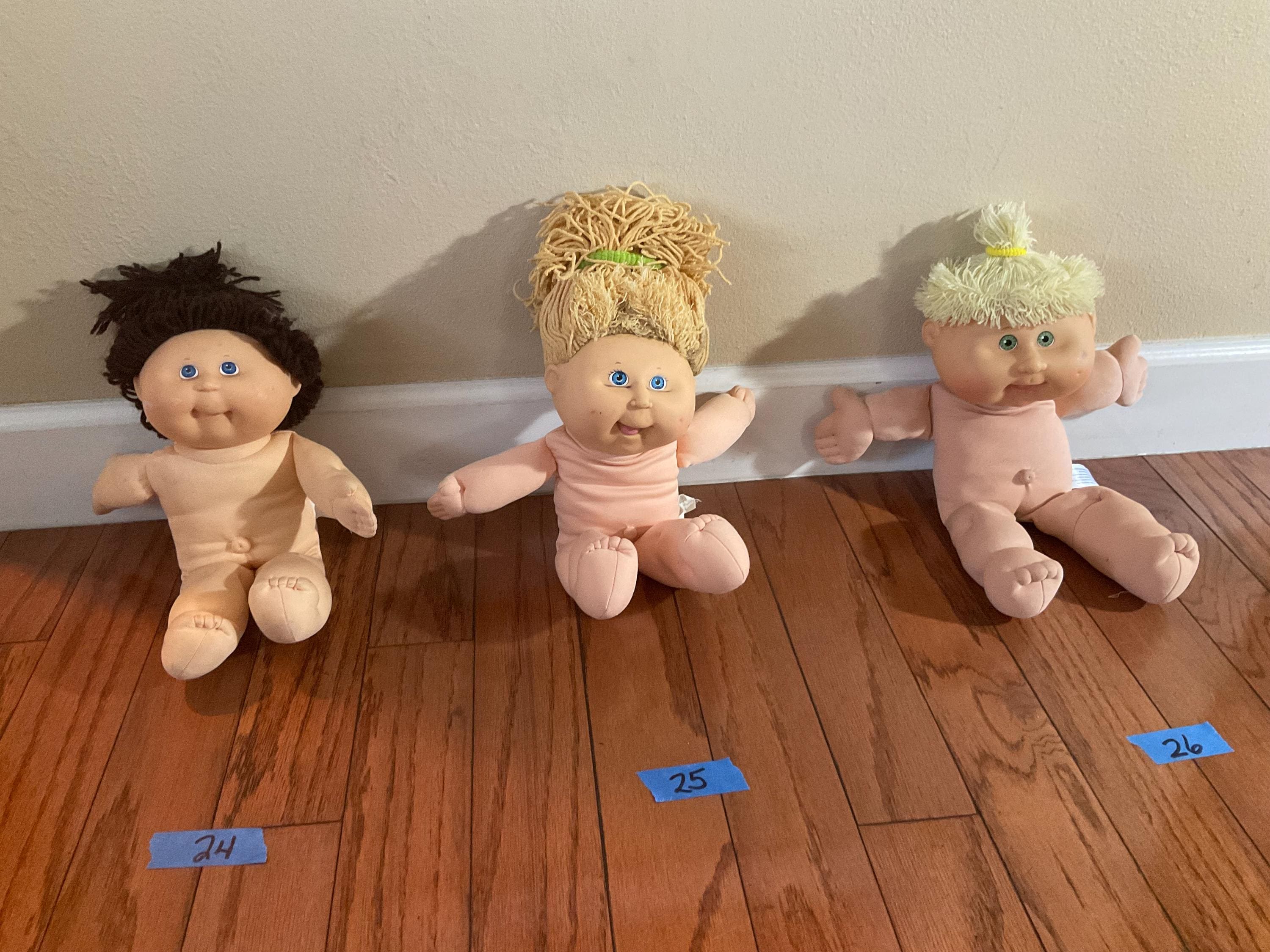 値下げ キャベツ人形 キャベッジパッチ 1989年 ハスブロブロンドヘアー Cabbage patch kids リトルキャベッジパッチキッズ キャベツ人形