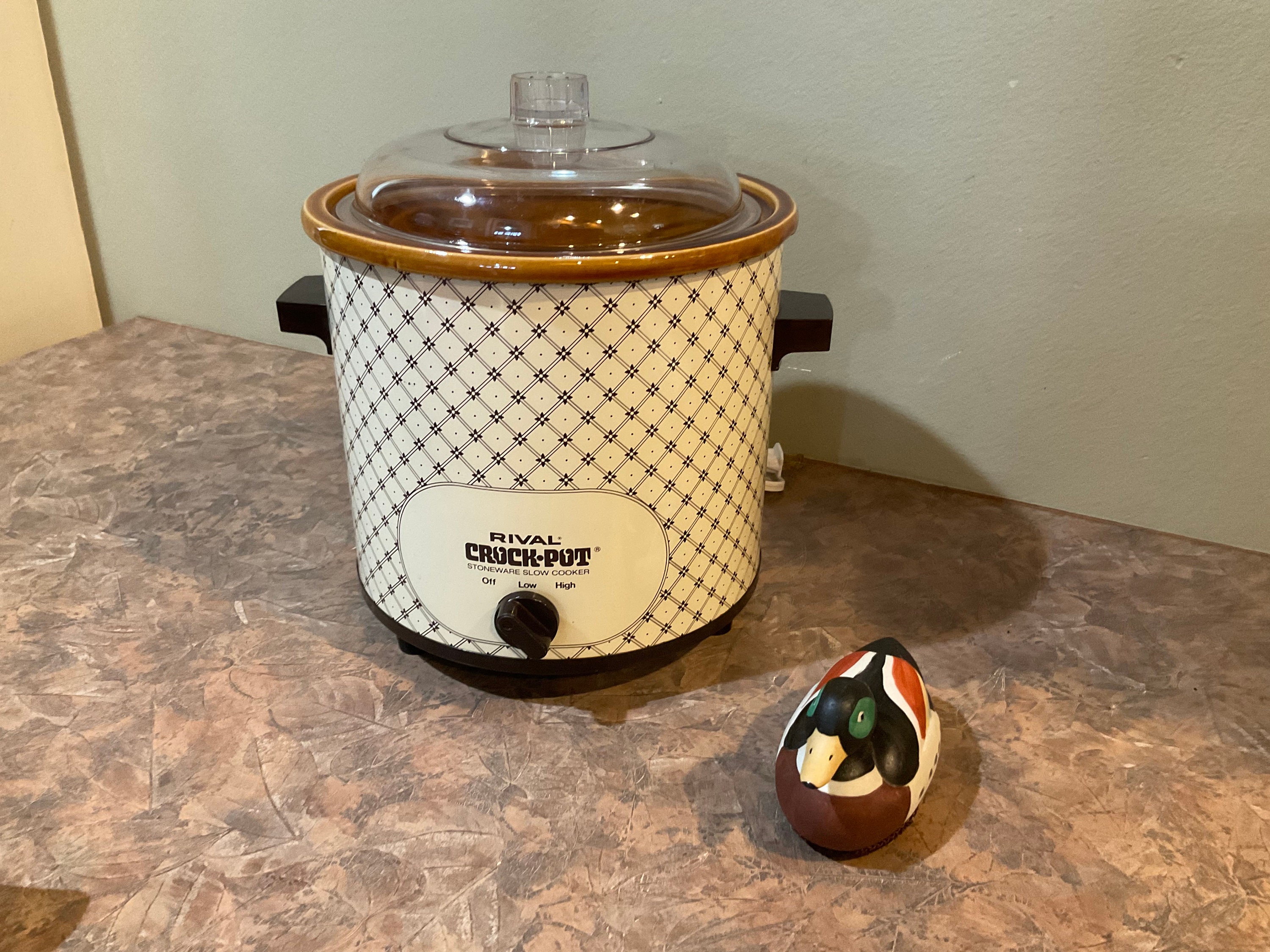 Rival Crock Pot, Slow Cooker Stoneware, Model 3100/2 P, Brown, Tested,  Vintage 3.5 QT Slow Cooker, 3.5 qt Crock-Pot