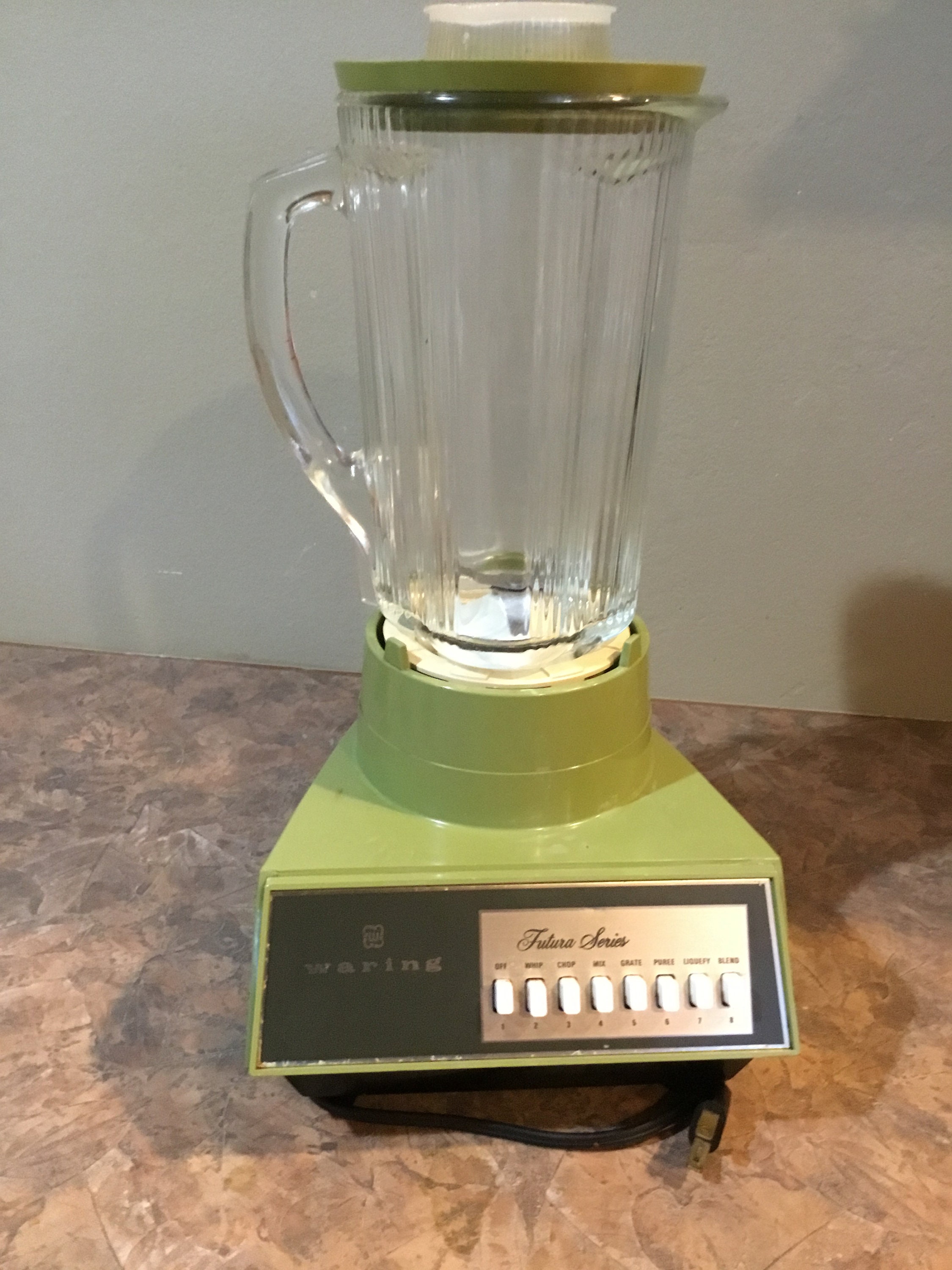 Vintage Waring Futura Series 8 Speed Blender Glass Pitcher Etsy