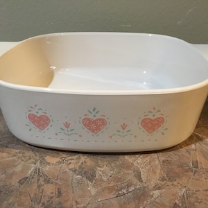 Corning ware, Corelle, 2 Quart Square Casserole Forever Yours (Corelle), Square Casserole