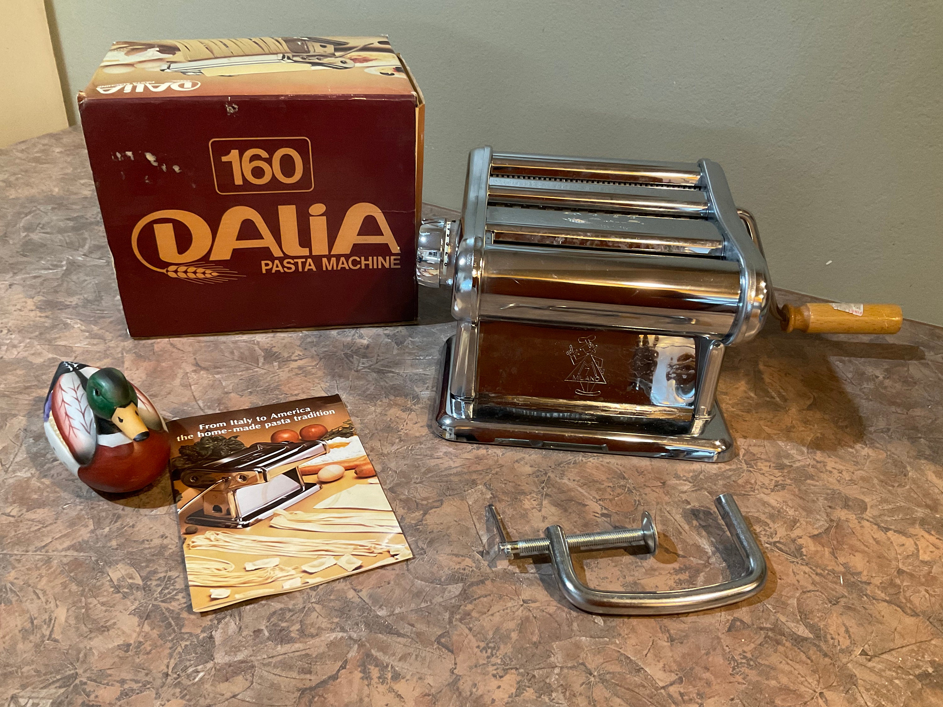 DALIA 160 Adjustable Pasta Machine Lasagne Fettuccine Spaghetti 