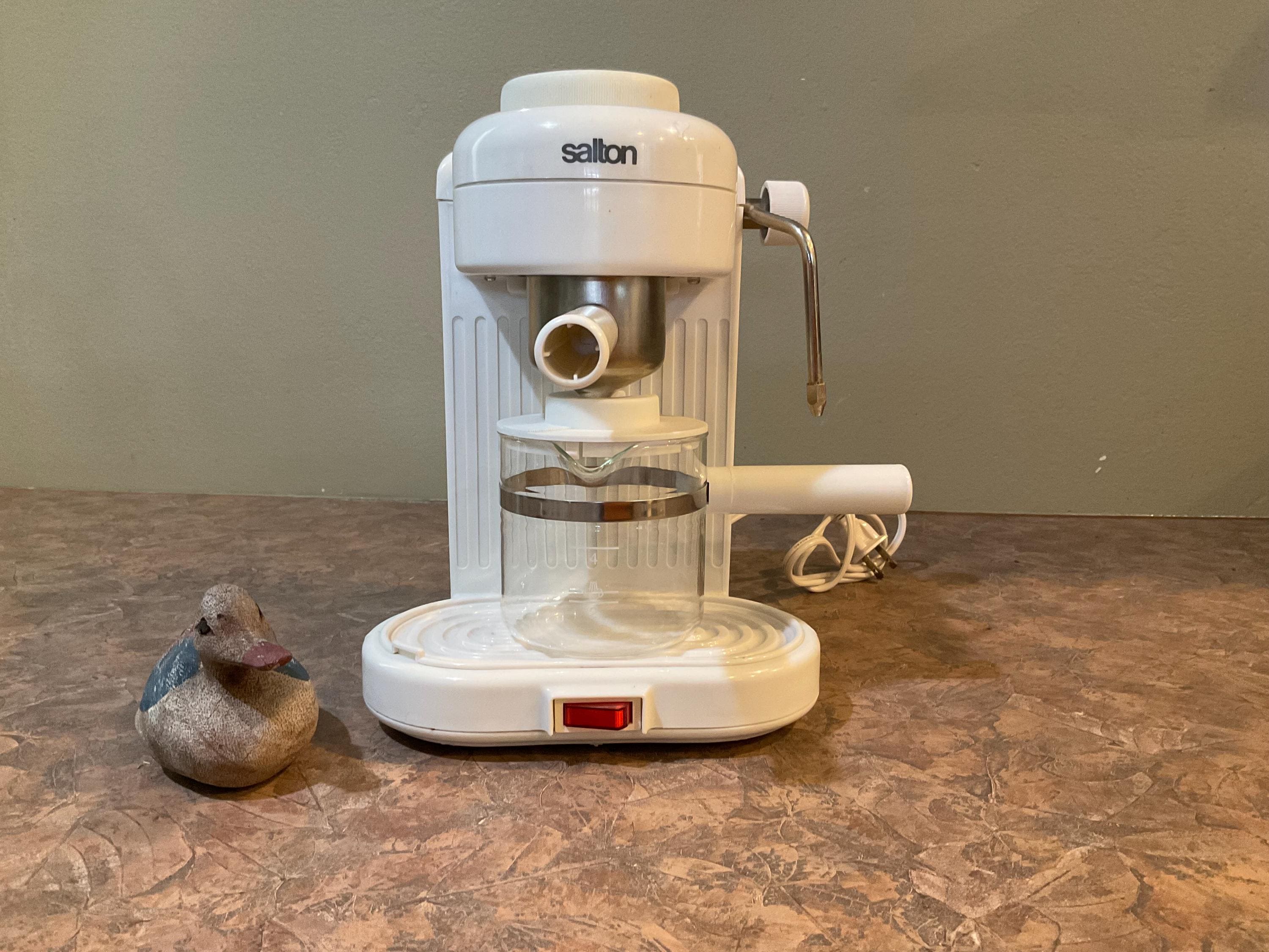 Salton Cappuccino Express II EX-96, 4 Cup Espresso Maker, Vintage