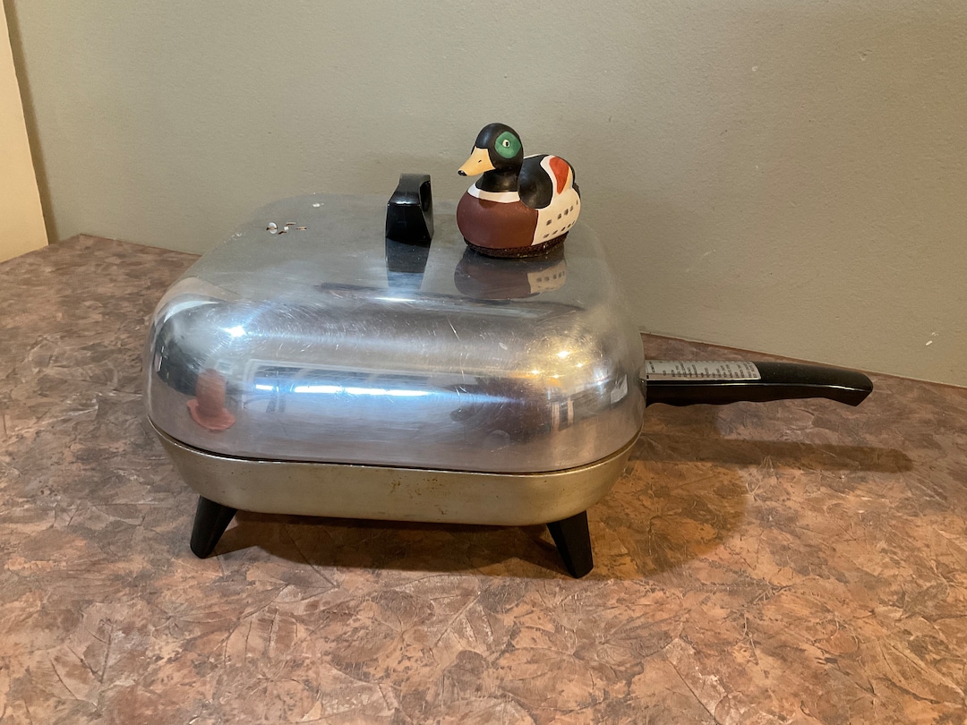 Penncrest Automatic Fry Pan Electric Cooker J. C. Penneys, Silver