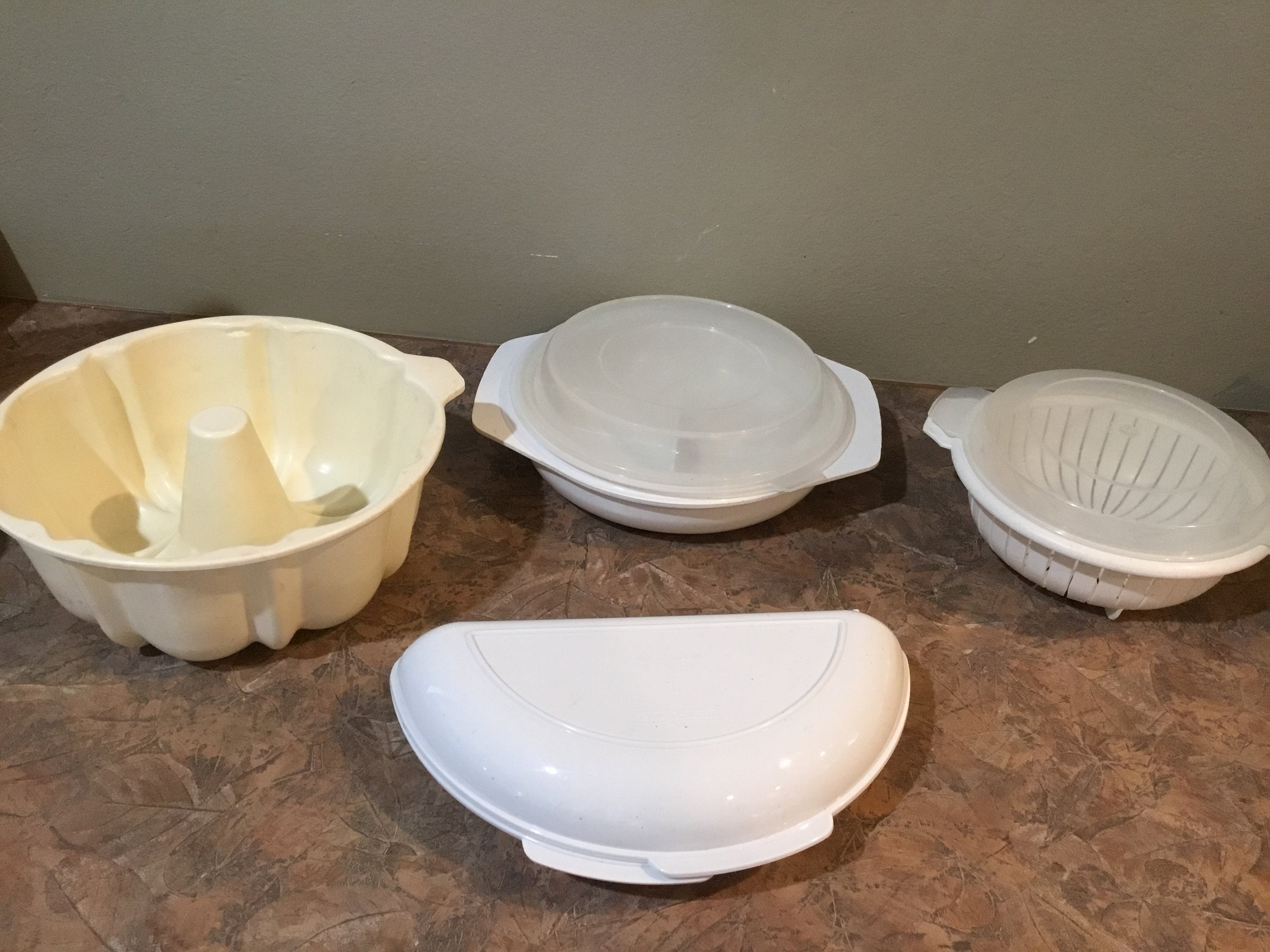 Nordic Ware Dishes Three for One Microwave Divided Plate Etsy