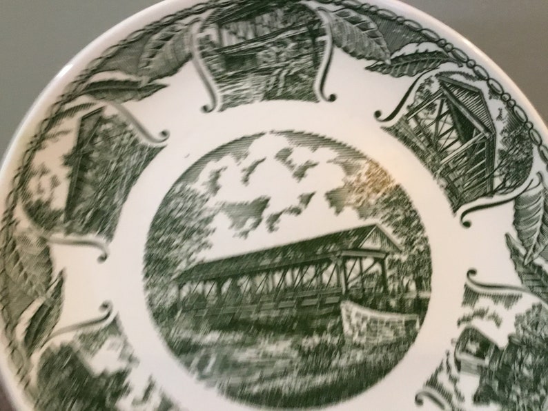 Germantown Ohio Famous Covered Bridge or The Mudlick Mill Etsy