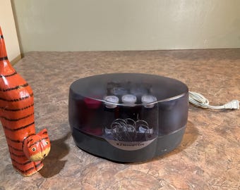 Vintage Remington KF-201 Heated Hair Setter, Hot Rollers with Clips (Tested)